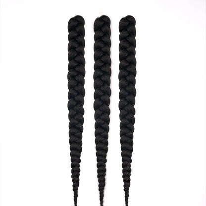 Dosso Beauty: 28 "3-Bundle Pack" Cheveux à Tresser Non-Toxiques & Hypoallergéniques