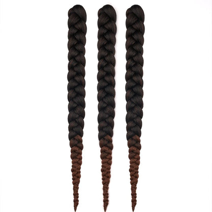 Dosso Beauty: 28 "3-Bundle Pack" Cheveux à Tresser Non-Toxiques & Hypoallergéniques