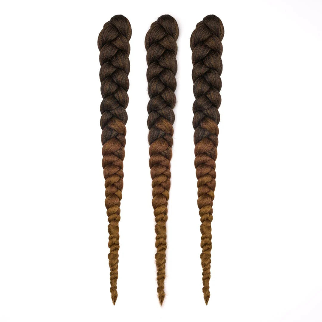 Dosso Beauty: 28 "3-Bundle Pack" Cheveux à Tresser Non-Toxiques & Hypoallergéniques