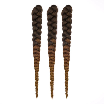 Dosso Beauty: 28 "3-Bundle Pack" Cheveux à Tresser Non-Toxiques & Hypoallergéniques