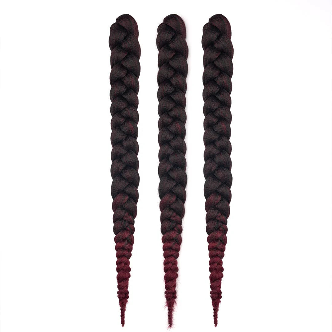 Dosso Beauty: 28 "3-Bundle Pack" Cheveux à Tresser Non-Toxiques & Hypoallergéniques