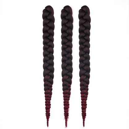 Dosso Beauty: 28 "3-Bundle Pack" Cheveux à Tresser Non-Toxiques & Hypoallergéniques